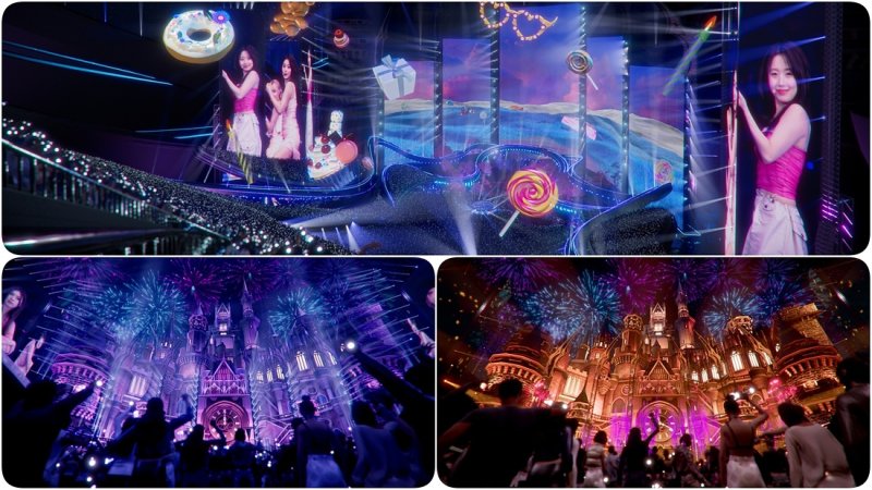 칼리버스내 공연장 화면 캡쳐 이미지 [롯데이노베이트 제공]