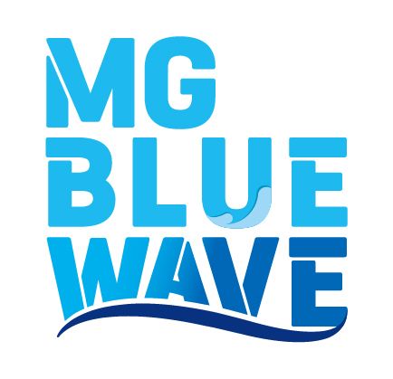 새마을금고 MG블루웨이브( BLUE WAVE) 사업 로고