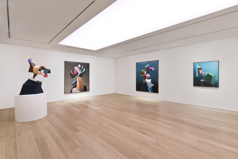 MBTI 기반해 인간 심리 표현…캐나다 작가 킨셀라의 초상화 전시 전경[페로탕 서울 제공. 재판매 및 DB 금지]