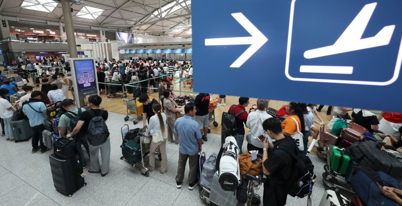 지난달 4일 인천국제공항 제1여객터미널 출국장. 사진=뉴시스