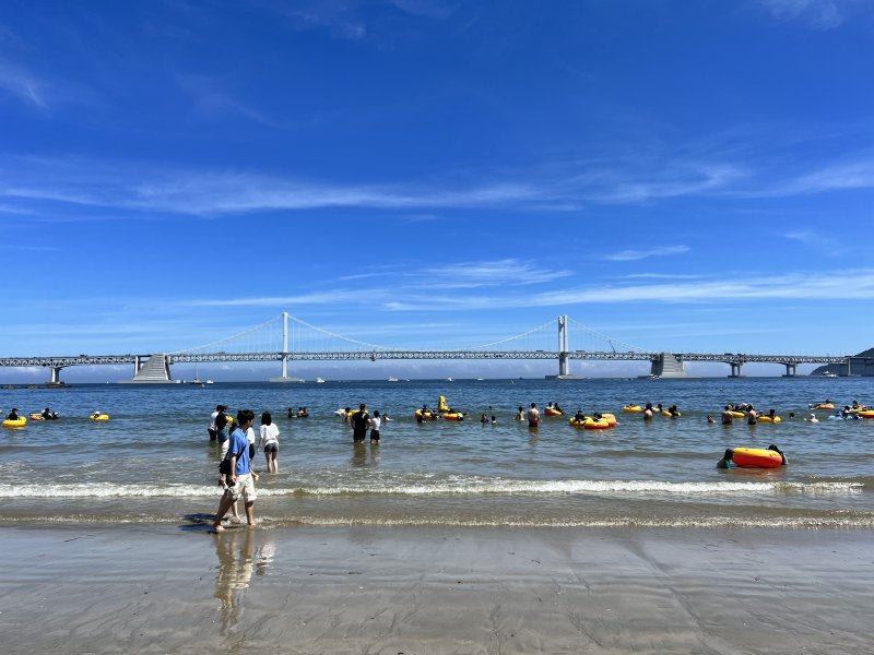 부산 수영구 광안리해수욕장. <뉴시스>