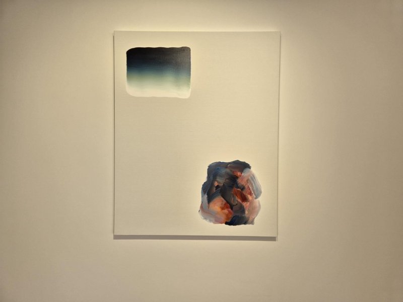 마크 로스코와 이우환, 서울에서 조응하다…페이스갤러리 2인전 (서울=연합뉴스) 황희경 기자 = 4일 서울 한남동 페이스갤러리 서울에서 시작하는 전시 '조응: 이우환과 마크 로스코'전에 전시된 이우환의 2023년작 '응답'(Response). 2024.9.4. zitrone@yna.co.kr