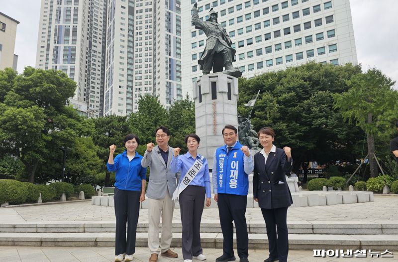 부산 찾은 민주당 지도부 “금정 보선, 정권·시정 심판 계기”