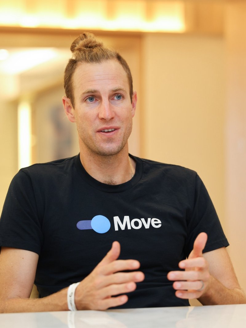 샘 블랙시어 미스틴랩스 공동창업자 겸 최고기술책임자(CTO)가 'KBW 2024: IMPACT'가 열린 지난 4일 서울 광진구 그랜드워커힐 서울에서 파이낸셜뉴스와 인터뷰를 하고 있다.