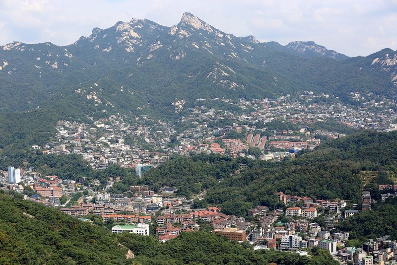 종로구 자연경관지구 전경. 종로구 제공