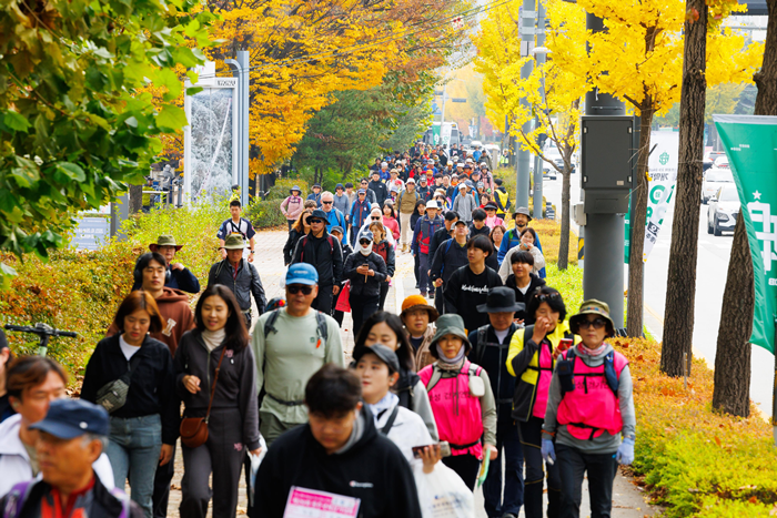 제30회 원주국제걷기대회가 오는 10월 26일과 27일 양일간 원주 일원에서 열린다. 원주시 제공