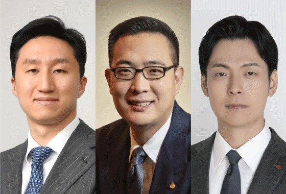 (왼쪽부터) 정기선 HD현대 부회장, 김동선 한화갤러리아 부사장, 신유열 롯데그룹 전무ⓒ News1 김지영 디자이너