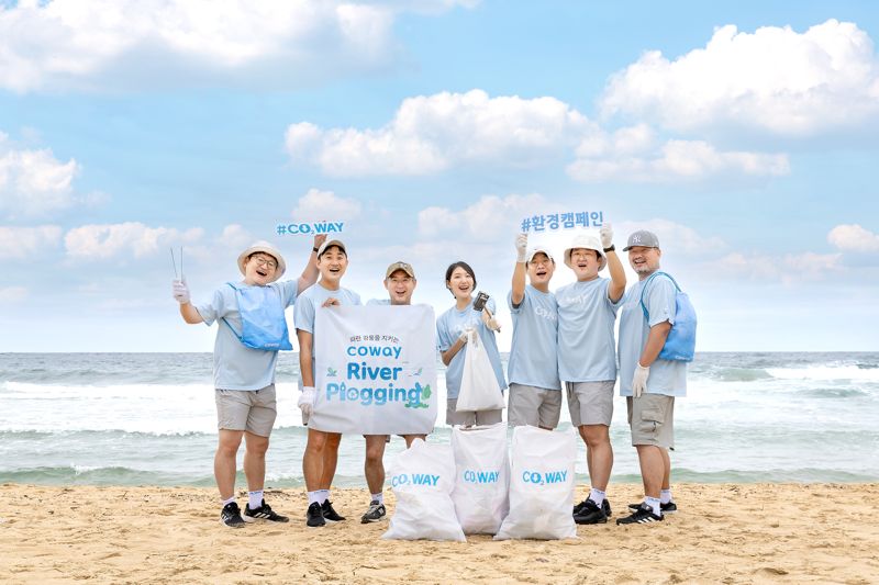 코웨이 임직원, 강원 고성 수중정화 봉사활동 진행