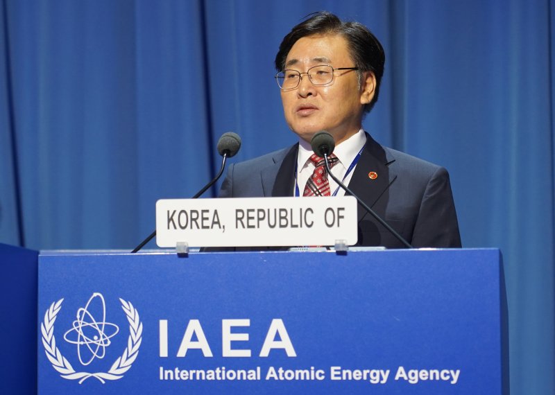 유상임 장관 IAEA 총회 참석…"한국 원자력 위상 강화"