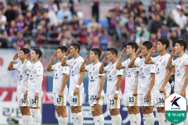 김천 상무가 수원fc를 꺾었다.(한국프로축구연맹 제공)