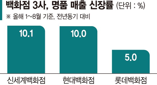 내수 얼어붙어도 명품소비 늘었다 [불황 속 명암]