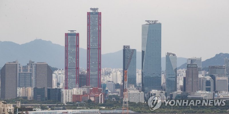 서울 여의도 일대, 증권가 모습. 연합뉴스 제공.