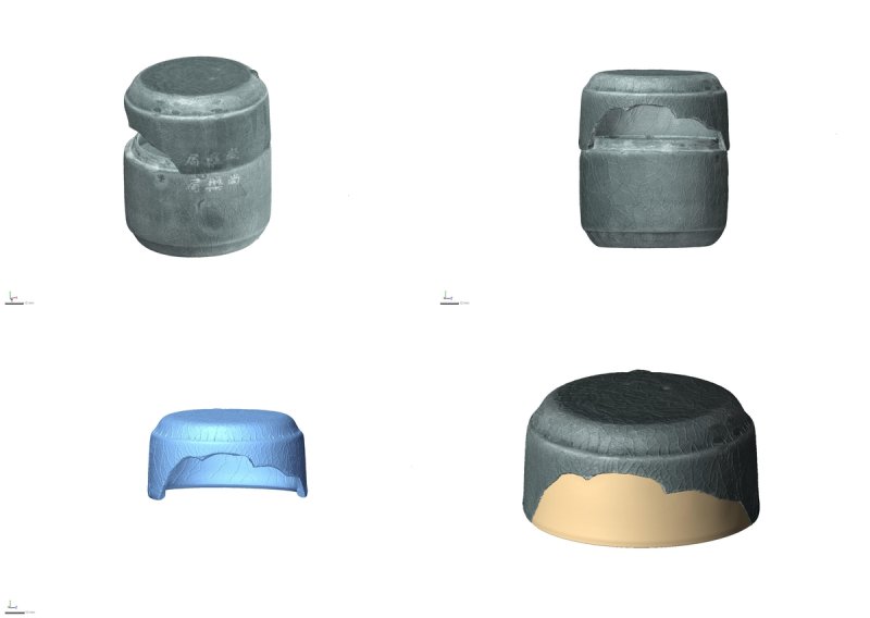 3차원(3D) 전자화 및 인쇄 (스캔 및 프린팅) 모식도 [국립문화유산연구원 문화유산보존과학센터 제공. 재판매 및 DB 금지]
