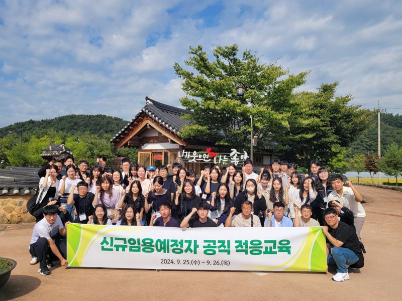 구미시 신규 공무원 58명이 발령 전부터 홍보대사 역할을 톡톡히 하고 있다. 구미시 제공