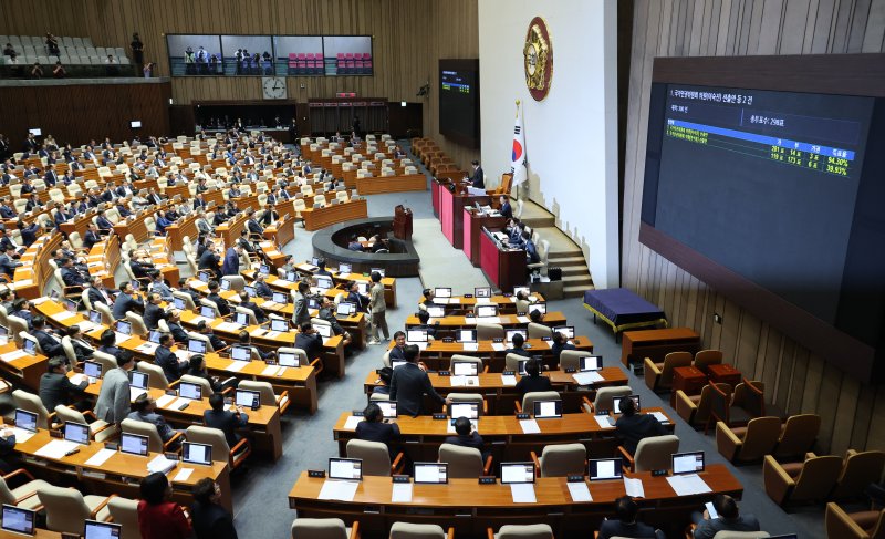 '재표결→폐기' 도돌이표 정국...국회, 방송4법 등 재표결 거쳐 폐기 수순