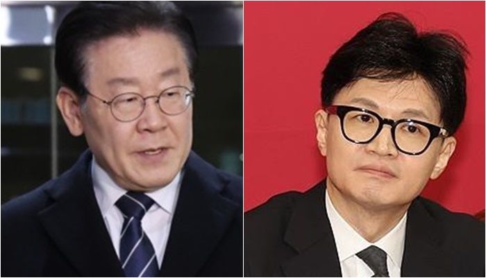 더불어민주당 이재명 대표(왼쪽), 국민의 힘 한동훈 대표 /사진=연합뉴스