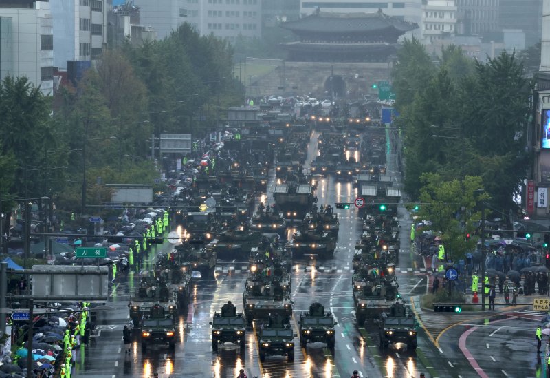 지난해 9월 26일 진행된건군 75주년 국군의날 시가행진. 2023.9.26/뉴스1 ⓒ News1 구윤성 기자