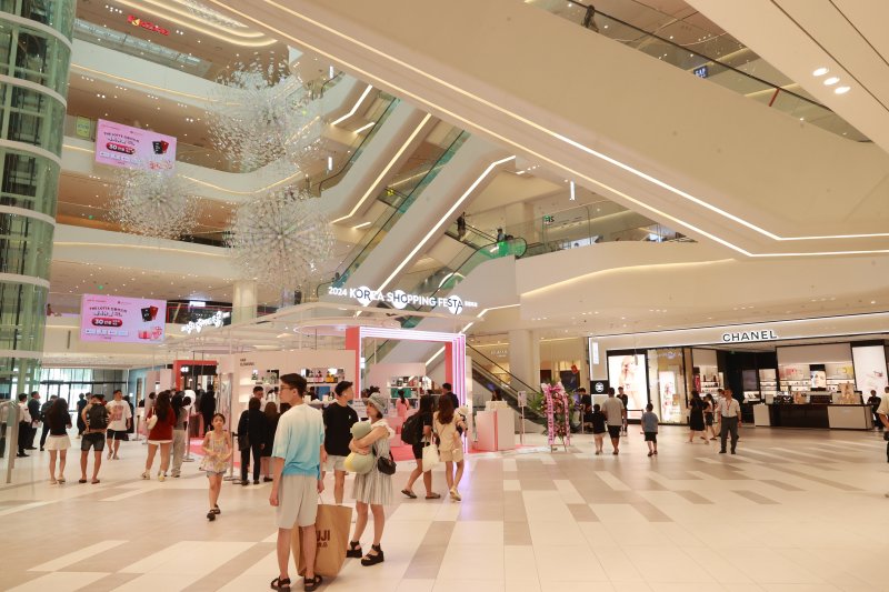 중소벤처기업부가 29일 동행축제 개막에 맞춰 베트남 하노이 L7에 '축제의 장'을 마련했다. ⓒ News1 이민주 기자