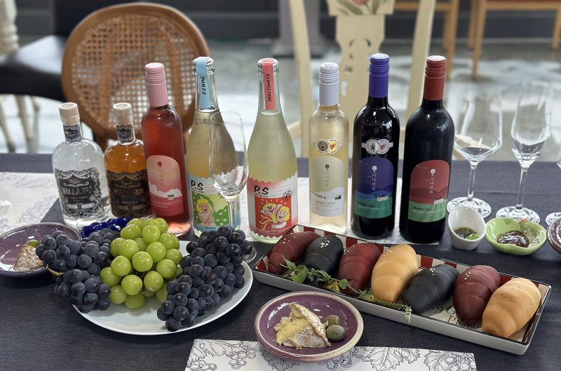 시나브로 와이너리에서 선보이는 와인들ⓒ News1 윤슬빈 기자