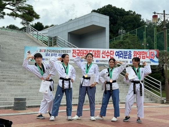 동명대 태권도학과, 전국대회 1~3위 휩쓸었다