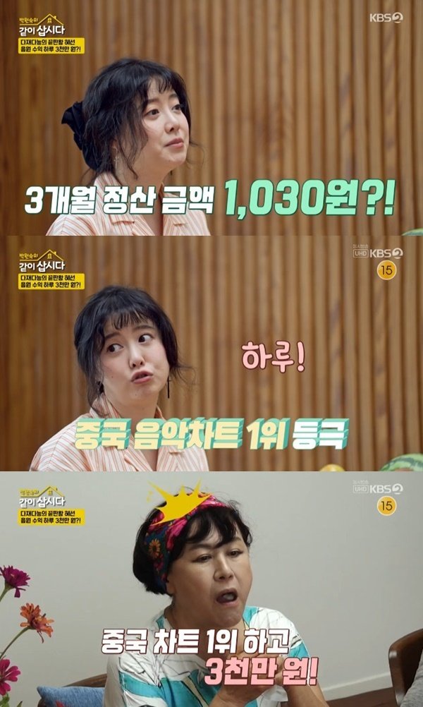 구혜선 中 음원 차트 하루 1위…3000만 원 들어와