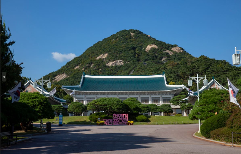 청와대 경내 전경. 청와대재단 제공