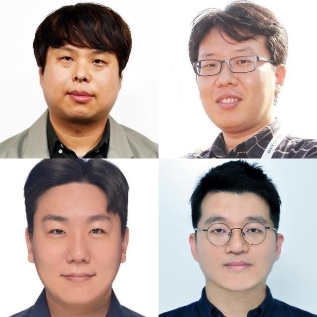 일간스포츠 김식·배중현·윤승재·한국일보 김지섭, 야구기자상 왼쪽부터 시계방향으로 김지섭, 김식, 배중현, 윤승재 기자. [한국야구기자회 제공. 재판매 및 DB 금지]