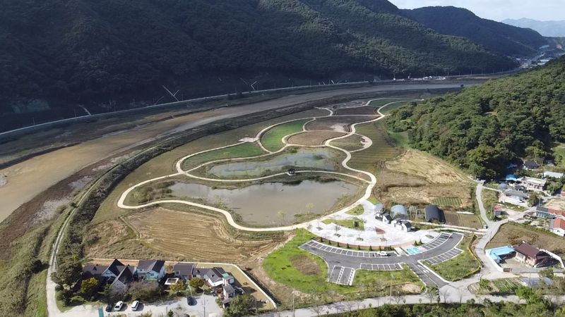 전북 고창 인천강 기수역 훼손지 복원. 고창군 제공