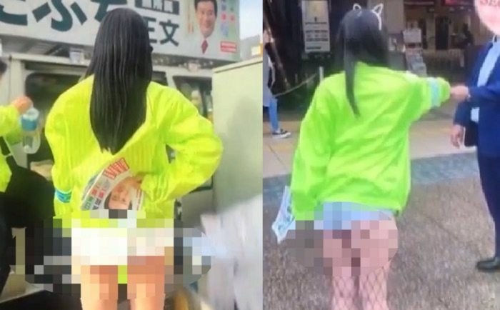 "엉덩이 보고 투표하라는 거냐" 日 선거운동 복장 '논란'