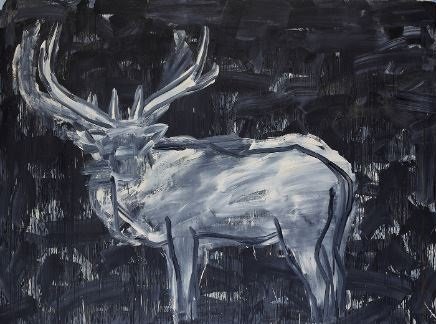 "관객 관점에 따라 작품은 이렇게도, 저렇게도 보일 수 있는 것" 이강소, 〈무제 - 91193〉, 1991, 캔버스에 유화 물감, 218.2×291cm[국립현대미술관 제공. 재판매 및 DB 금지]