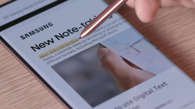 [서울=뉴시스]삼성전자의 마지막 노트 시리즈였던 '갤럭시 노트20'. (사진=삼성전자)