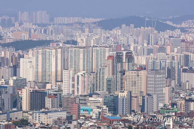 서울 시내 아파트 단지 모습. 연합뉴스