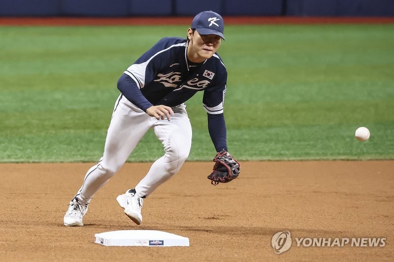 김도영은 이번 대회 수비에서도 안정적인 모습을 보였다. 연합뉴스