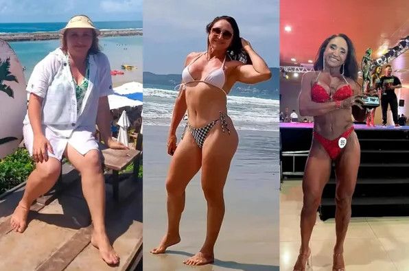 50대女, 살 어떻게 확 뺐나…30kg 줄이고 보디빌더까지