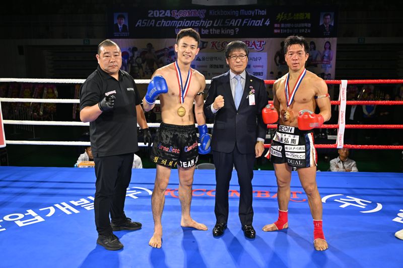 K-COMBAT 아시아 4강 챔피언십 울산대회 성황.. 태국 시무라 챔피언에 올라