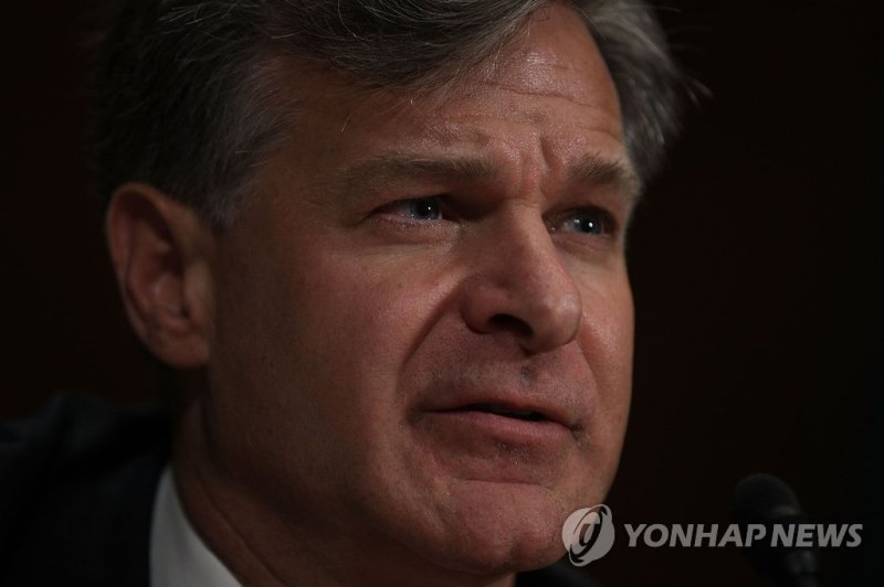 크리스토퍼 레이 전 연방수사국(FBI) 국장.AFP연합뉴스