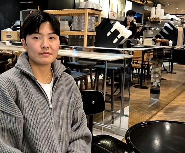 인터뷰하는 지소연 [촬영 이의진]