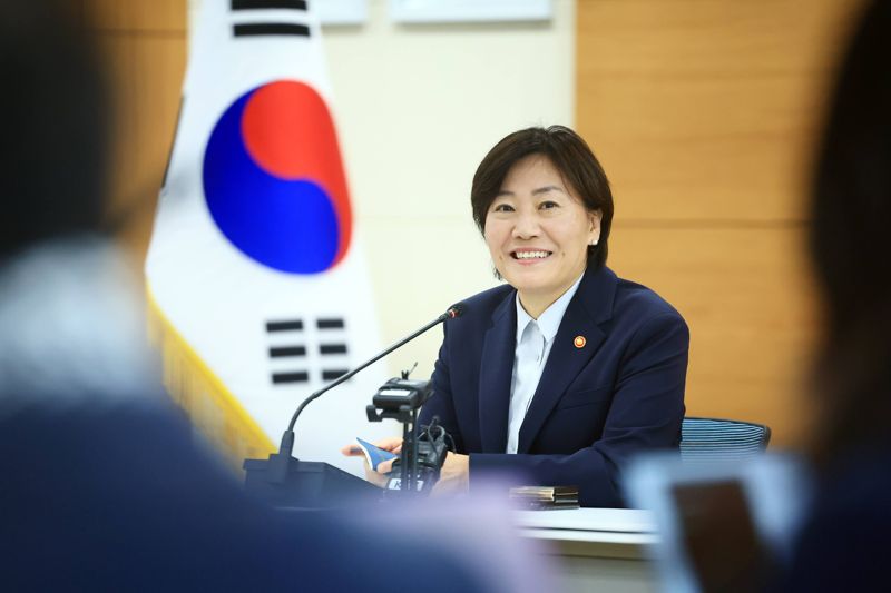 13일 세종시 농식품부 청사에서 열린 기자간담회에서 송미령 농식품부 장관이 발언하고 있다. 농식품부 제공