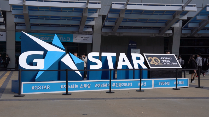 14일 부산 벡스코에서 열린 지스타(G-STAR) 광장의 모습. 사진=정보영 PD