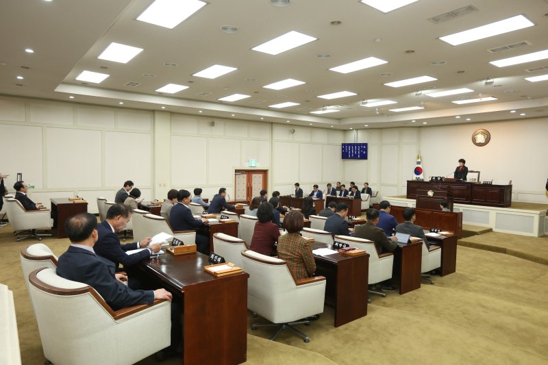 [대구=뉴시스] 대구시 수성구의회는 39일간의 일정으로 제268회 제2차 정례회를 개회하고 올해 마지막 의사일정에 돌입했다. (사진 = 대구시 수성구의회 제공) 2024.11.15. photo@newsis.com *재판매 및 DB 금지