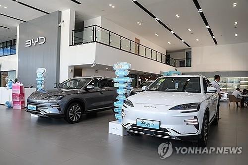 중국 BYD 전기차 연합뉴스