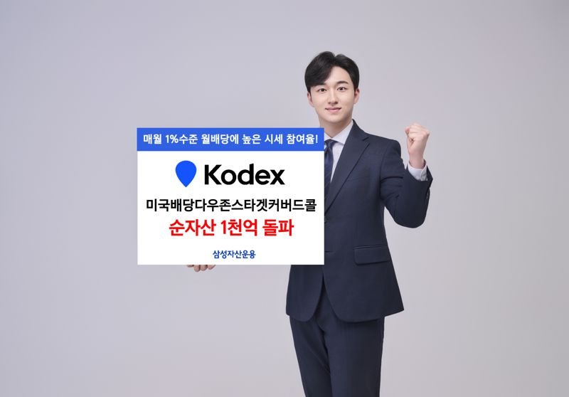 KODEX 미국배당다우존스타겟커버드콜, 순자산 1000억 돌파