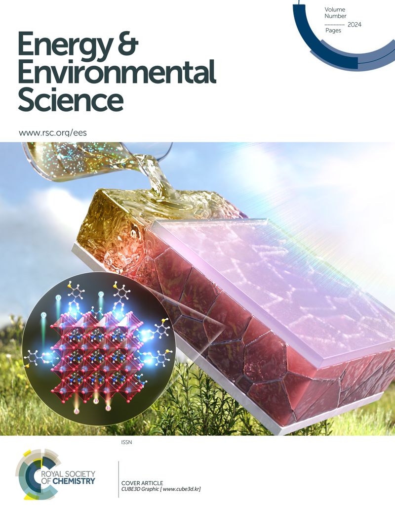 세계적인 국제 학술지 '에너지 환경과학(Energy & Environmental Science)'의 표지논문으로 선정된 태양전지 첨가제 기술. 에너지 환경과학 제공