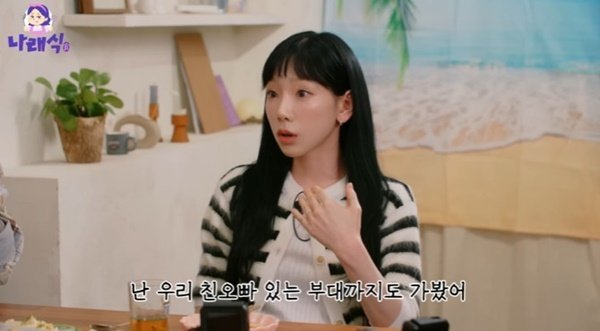 태연 "친오빠 있는 군부대에서 공연…면회는 못 가"