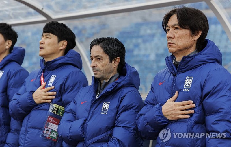 '중동 원정 1승 1무' 홍명보호 축구대표팀 귀국…올해 일정 끝