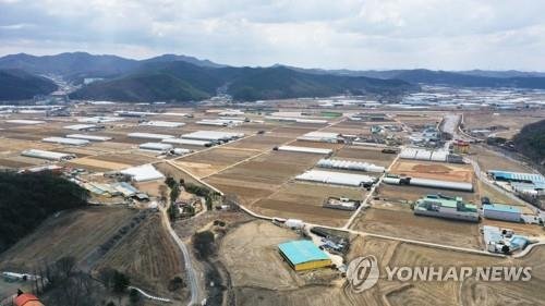 첨단시스템반도체 국가산업단지로 지정된 용인 남사읍 일대 모습 (출처=연합뉴스)