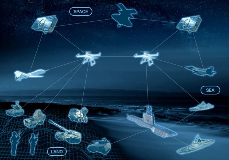 우리 군은 초연결·초지능·초보안 세 가지를 미래 국방력 강화를 위한 키워드로 보고, 미래전에 대비한 국방 협력 플랫폼을 개발하기 시작했다. 사진=한화시스템 캡처