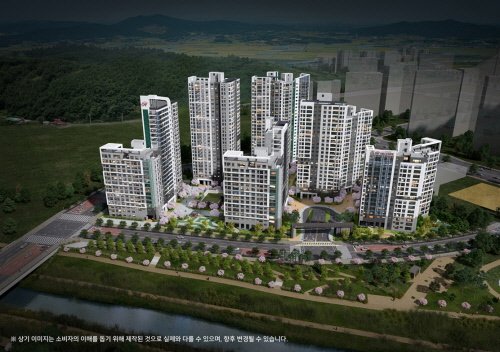 힐스테이트 도안리버파크 2차_5단지_메인 조감도