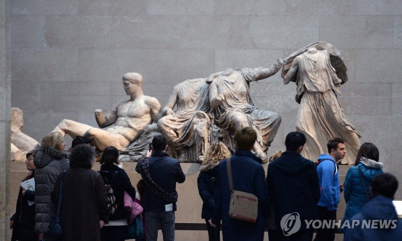 영국박물관 파르테논 마블스 (출처=연합뉴스)