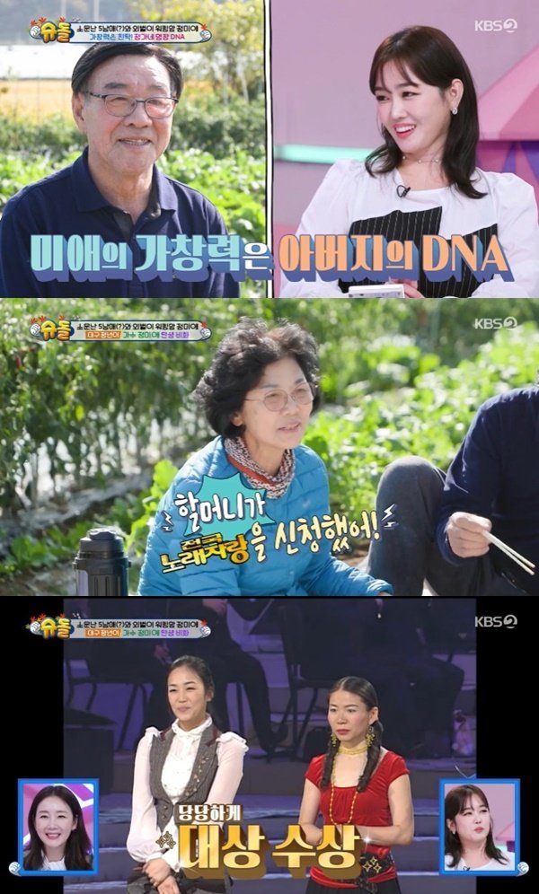 정미애 "母가 몰래 '전국노래자랑' 신청…최우수상·대상까지"